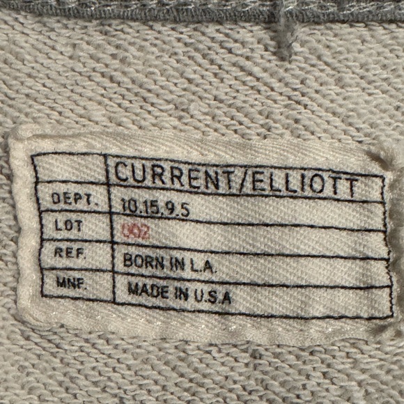 Current/Elliott Gray Short Sleeve Tee - Picture 3 of 5